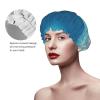 Calm Water Printed Double-Layer Waterproof Shower Cap view 4