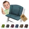 Replacement Seat Cushion Cover Compatible with Stokke Tripp Trapp (Turquoise Stars) view 1