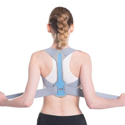 LovIntry Posture Corrector, Back Brace, Clavicle Support, Adjustable Back Trainer, Unisex, Women's Back Support Belt