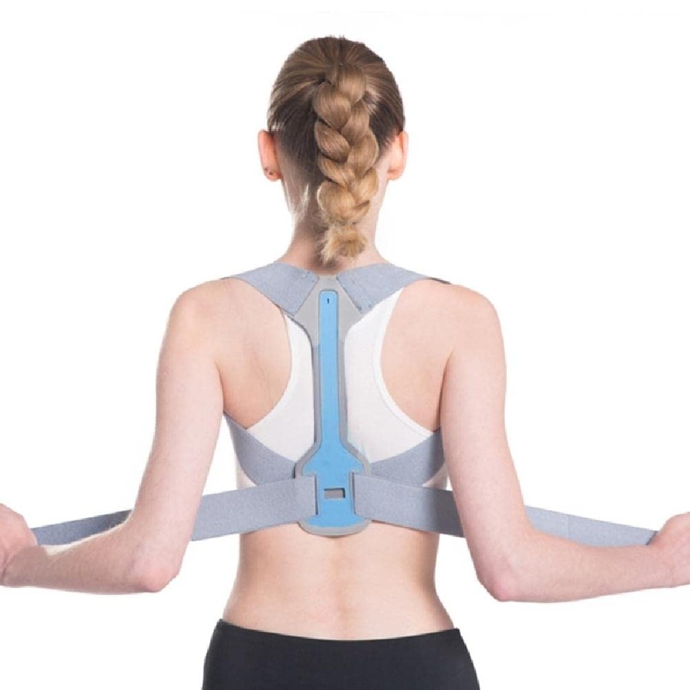 LovIntry Posture Corrector, Back Brace, Clavicle Support, Adjustable Back Trainer, Unisex, Women's Back Support Belt