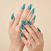 Sun&Beam Nails Handmade Press-On Medium Ballerina Turquoise (#084 L) view 3