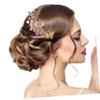 4-Piece Handmade Alloy Bridal Hair Comb Set for Weddings view 4