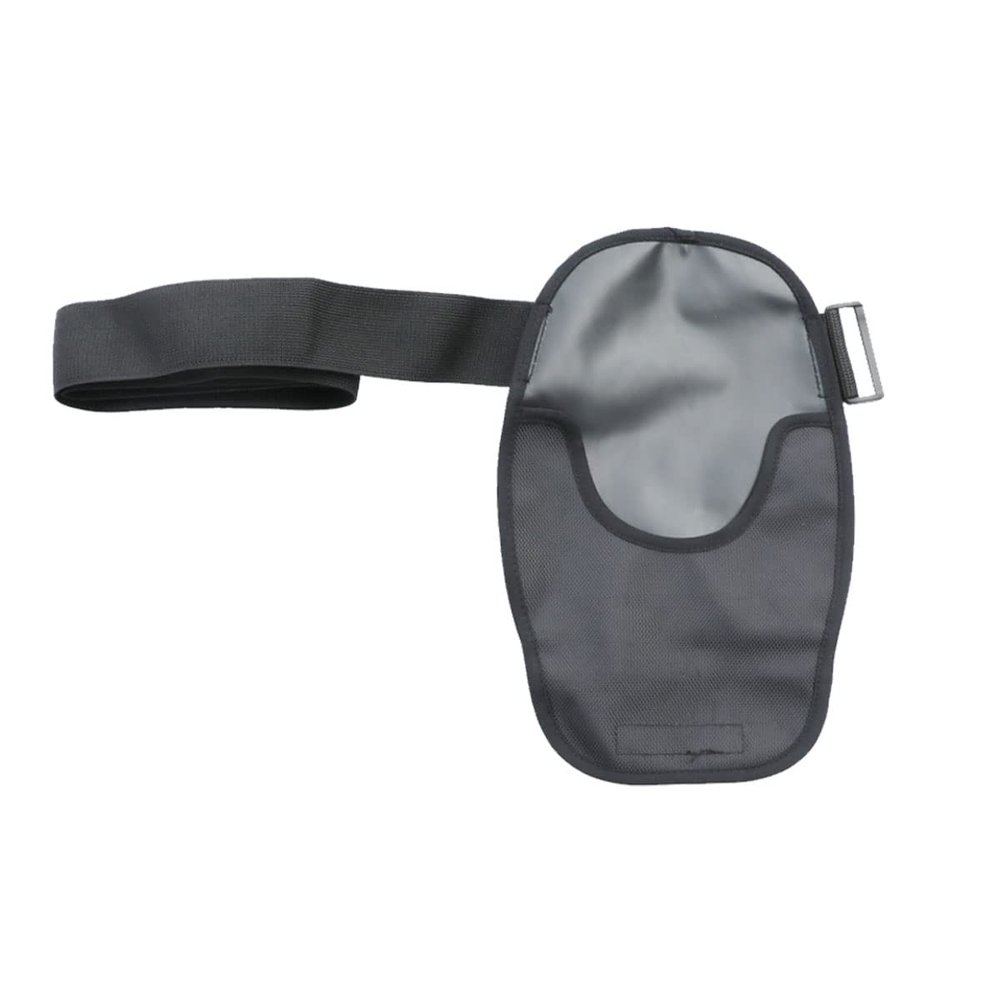 Waterproof Adjustable Universal Ostomy Pouch Cover, Black, 35.43 x 1.5 in