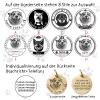 Personalized Engraved Brass Dog Tag with Photo and Contact Information view 3