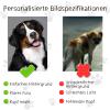 Personalized Engraved Brass Dog Tag with Photo and Contact Information view 4
