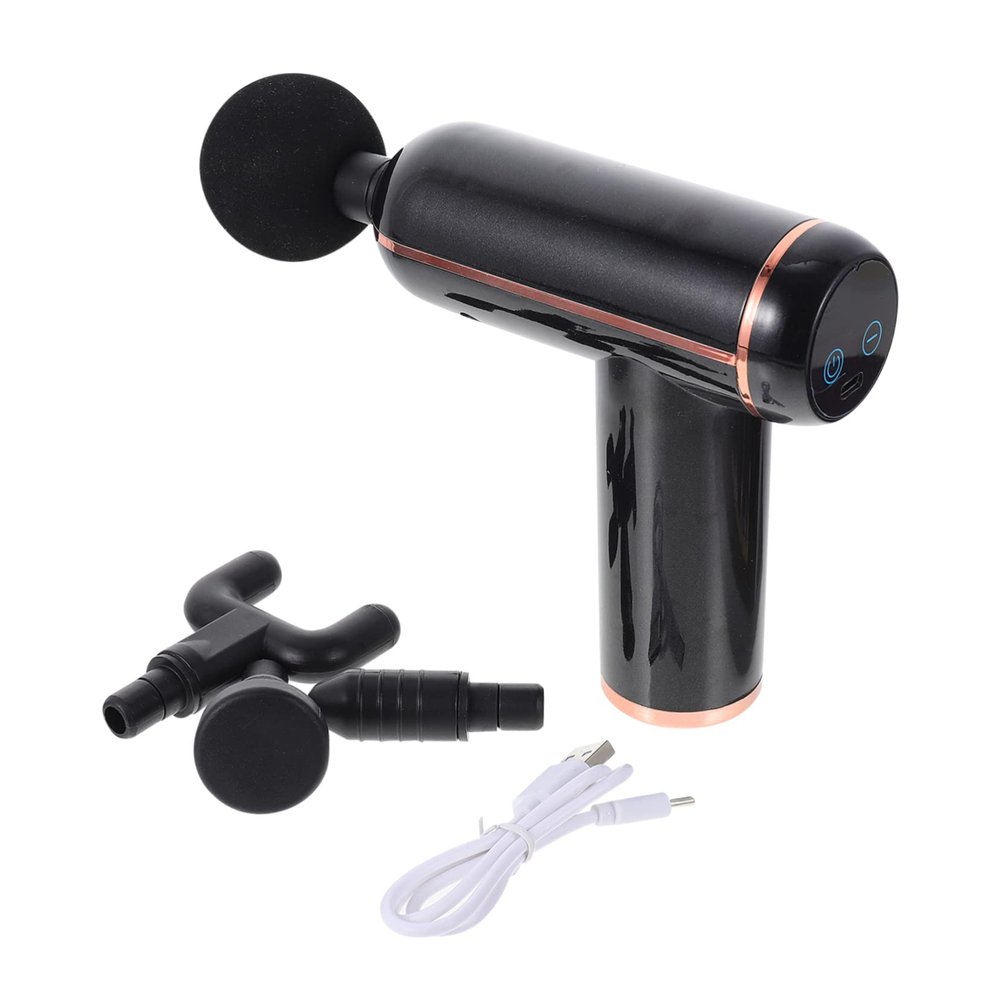 Electric Handheld Fascia Massage Gun, 1,800 mAh, Plastic