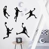 ZWEBY Basketball Boys' Wall Decal, Cool Shooting Action Art, DIY Peel-and-Stick Wall Decor view 2
