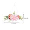 POPETPOP Floral Headwear for Dogs and Cats, Adjustable Flower Crown for Weddings and Parties, C Variant view 2