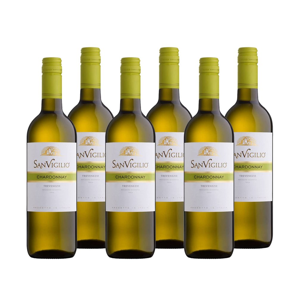 Chardonnay Trevenezie IGT San Vigilio Dry White Wine from Veneto (6 x 0.75 L)