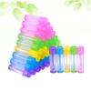 100 Empty Transparent PP Lip Balm Tubes with Caps view 2