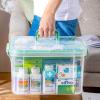 Large-Capacity Portable First Aid Storage Box, Empty (24 × 17.2 × 13.5 cm) view 4
