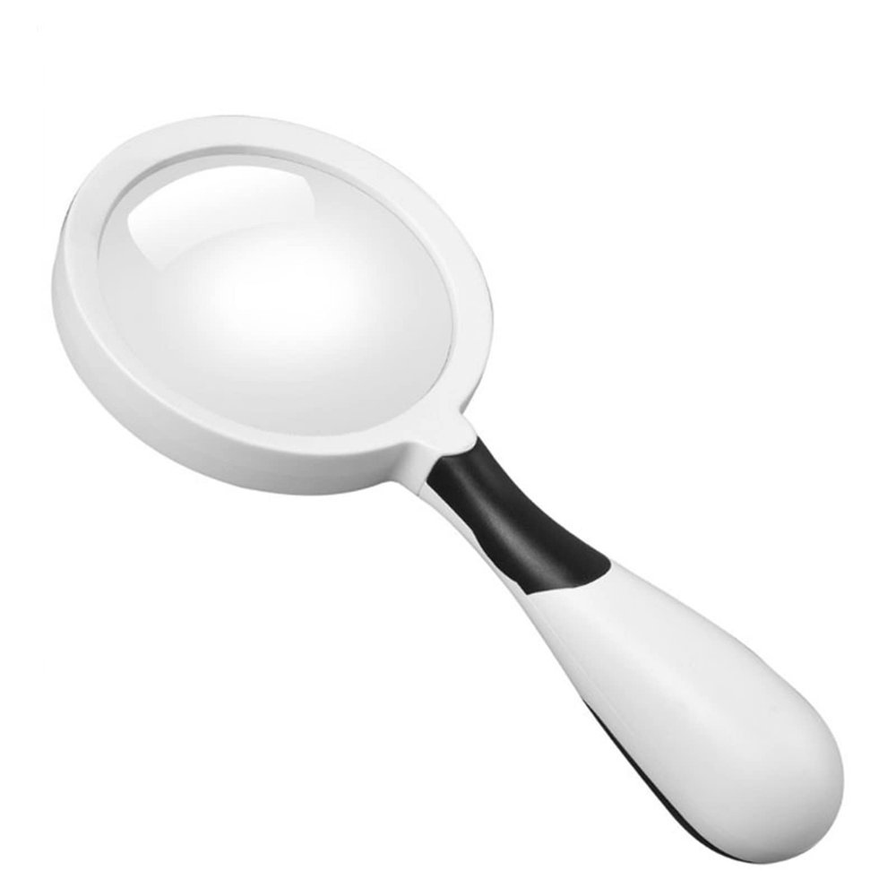 4X Handheld Magnifying Glass with 2 White LED Lights