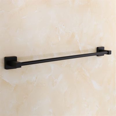FLBT Wall-Mounted Bathroom Towel Bar, Matte Stainless Steel, 40 cm