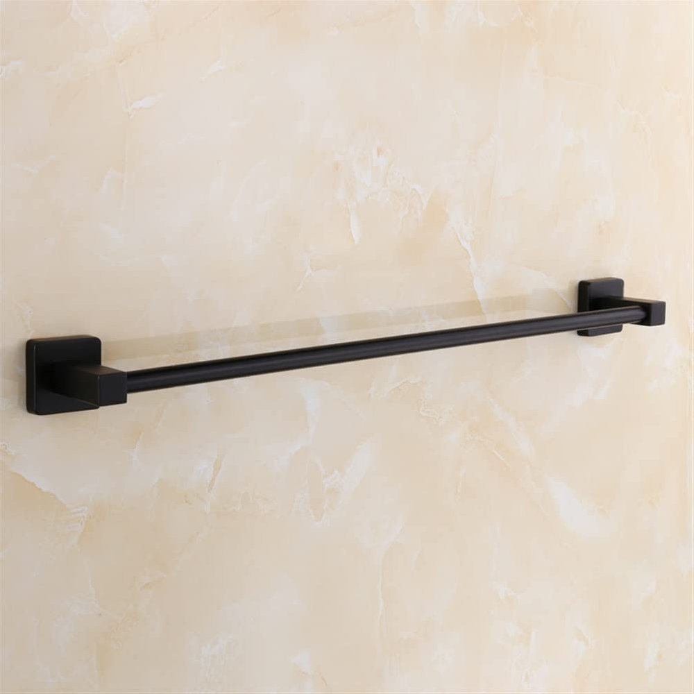 FLBT Wall-Mounted Bathroom Towel Bar, Matte Stainless Steel, 40 cm