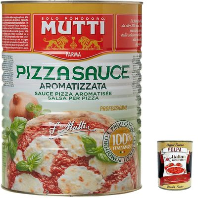 Italian Gourmet Salsa Pizza Aromatica Spicy Pizza Sauce, 6 x 4.1 kg