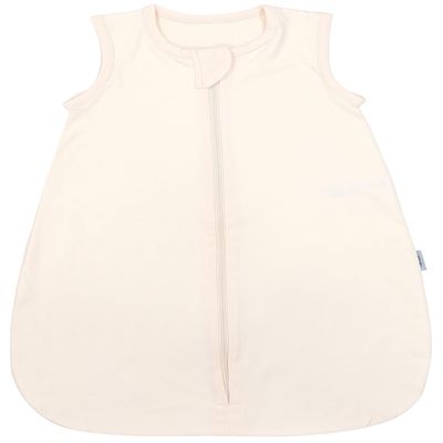 TupTam Unisex Baby Summer Sleep Sack, 0.5 TOG, Cotton, Ecru, 62–68