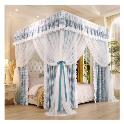 OKUOKA Princess-Style Bed Canopy with Support, A4, 180 x 220 x 200 cm