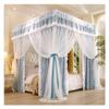 OKUOKA Princess-Style Bed Canopy with Support, A4, 180 x 220 x 200 cm view 1