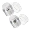 Acrylic Airless Pump Cream Jars, 30 ml, White, Refillable, 2-Pack view 1