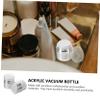 Acrylic Airless Pump Cream Jars, 30 ml, White, Refillable, 2-Pack view 2