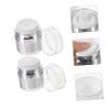 Acrylic Airless Pump Cream Jars, 30 ml, White, Refillable, 2-Pack view 3