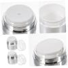 Acrylic Airless Pump Cream Jars, 30 ml, White, Refillable, 2-Pack view 4