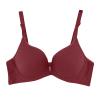 Women's Adjustable Sexy Lingerie Bra, Wine Red, Size 70 view 1