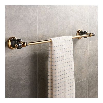 FLBT Wall-Mounted Brass Bathroom Towel Holder