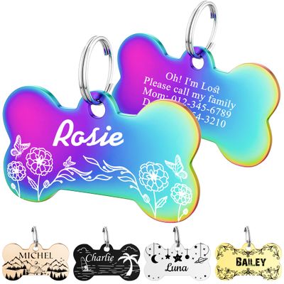 Engraved Dog Tags - FAMIPAWS Personalized ID Tags