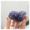 GEILSK Natural Rough Heart-Shaped Amethyst Quartz Crystal Cluster view 4