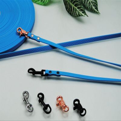 Dog Leash PVC Blue 10mm x 1.5m with Black Clip