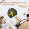 Vnurnrn Yellow Fish Ocean Plant Makeup Compact Mirror view 4