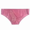 SALANSEX Latex Shorts with Condom, Pink, XXL view 1