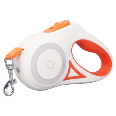 Retractable Dog Leash with Bright LED Light, One-Hand Brake, Pause Lock, Tangle-Free, Durable (Type 3)