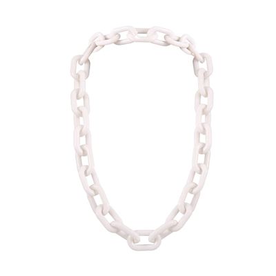 Ailan Acrylic Women's Chain Necklace, Decorative Choker, White