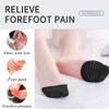 Women's Forefoot Socks with Toe Protection and Cushioning, Beige, 6 Pairs, One Size view 4