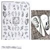 Graffiti Stripe Nail Stickers, Rose Gold Abstract Lines, 3D Nail Art Decorations, SJ007-F866 view 1