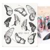 2 Pieces Tropical Summer Palm Design Nail Stickers, Coconut Palm Water-Transfer Decals, DIY Nail Art Decor - 18 view 1