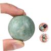 Lurrose Marble Hand Massage Balls, Set of 2, Green and Black, Round Hand Exercise Balls for Pressure Relief and Muscle Relaxation view 3