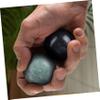 Lurrose Marble Hand Massage Balls, Set of 2, Green and Black, Round Hand Exercise Balls for Pressure Relief and Muscle Relaxation view 4