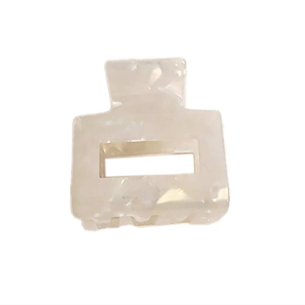 4-Piece Hair Claw Clips for Women and Girls, 5 cm, Small Clips for Medium and Thin Hair, Non-Slip Rectangular Hair Clips, Symphony Wei