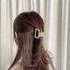 4-Piece Hair Claw Clips for Women and Girls, 5 cm, Small Clips for Medium and Thin Hair, Non-Slip Rectangular Hair Clips, Symphony Wei view 3