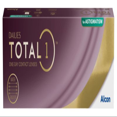 DAILIES TOTAL1 for Astigmatism | 30 ct | CYL 1.75 | AXIS 60 | -2.00 dpt