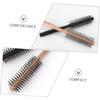 minkissy Small Round Blow-Dry Brush, Schima Wood, Nylon Bristles view 3
