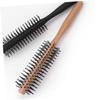 minkissy Small Round Blow-Dry Brush, Schima Wood, Nylon Bristles view 4