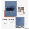 Highdi Massage Table Cover with Face Hole, Washable, Stretch-Fit, Soft and Breathable, 80 x 190 cm, Purple view 3