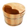 Wooden Foot Bath Barrel for Adults, Oak Basin, 26 cm High view 1