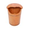 ANIFM Wooden Foot Bath Bucket, Foot Spa Basin for Massage, Sauna, and Soaking view 1