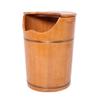 ANIFM Wooden Foot Bath Bucket, Foot Spa Basin for Massage, Sauna, and Soaking view 2