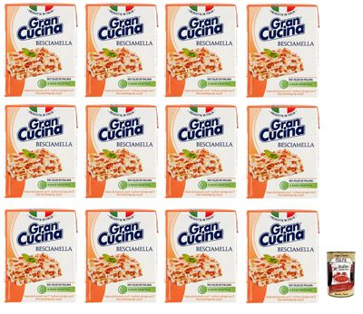 Italian Gourmet Besciamella Sauce, 12 x 200 g, Plant-Based Cooking Cream